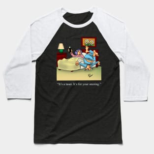 Funny Spectickles Snoring Humor Baseball T-Shirt